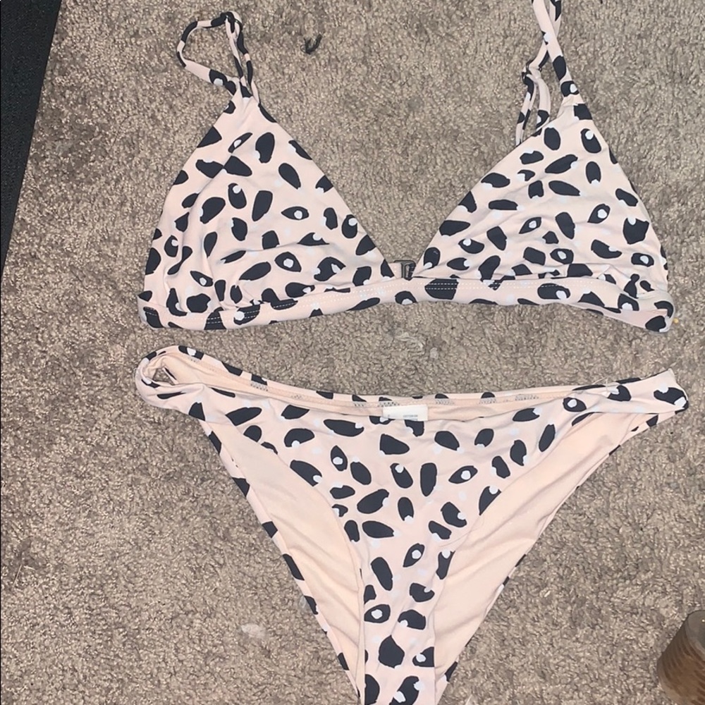 Leopard print bikini